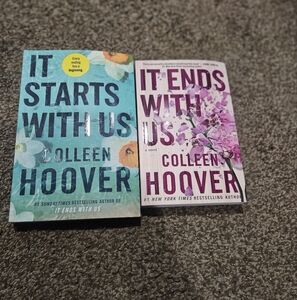 Colleen Hoover Book Set - It Ends With Us & It Starts With Us